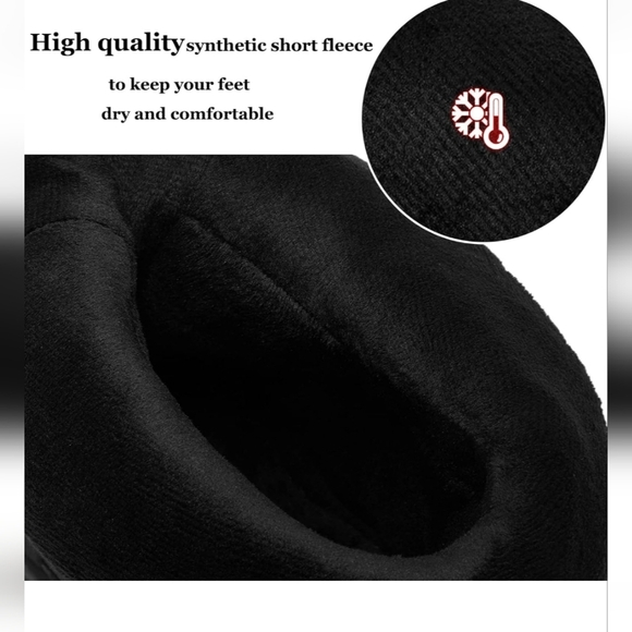 New! Shulook women's winter boots snow warm waterproof zipper insulated size 7 - Picture 4 of 9